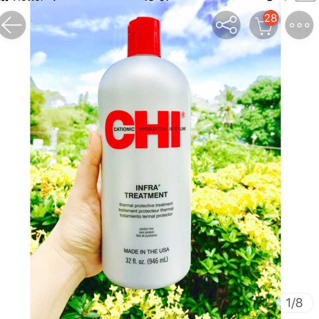 Dầu gội CHI Infra Shampoo dưỡng ảm cho tóc khô và hư tổn 946ml