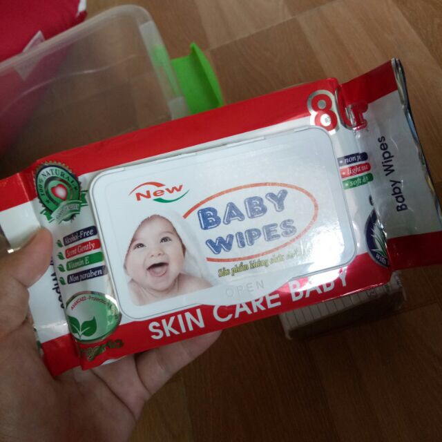 KHĂN ƯỚT BABY WIPES 80GR