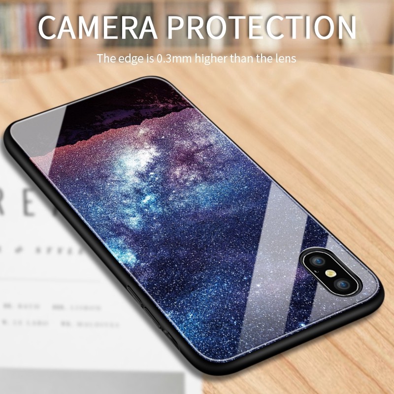 Samsung Galaxy S9 S10 Plus S10E Lite S9+ S10+ Cho Ốp lưng điện thoại In Hình Fantasy Space Aurora Moon Starry Elk