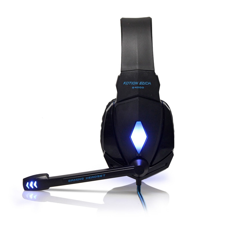 KOTION EACH G4000 Gaming Headset Stereo Earphone With Mic LED Light Headphones