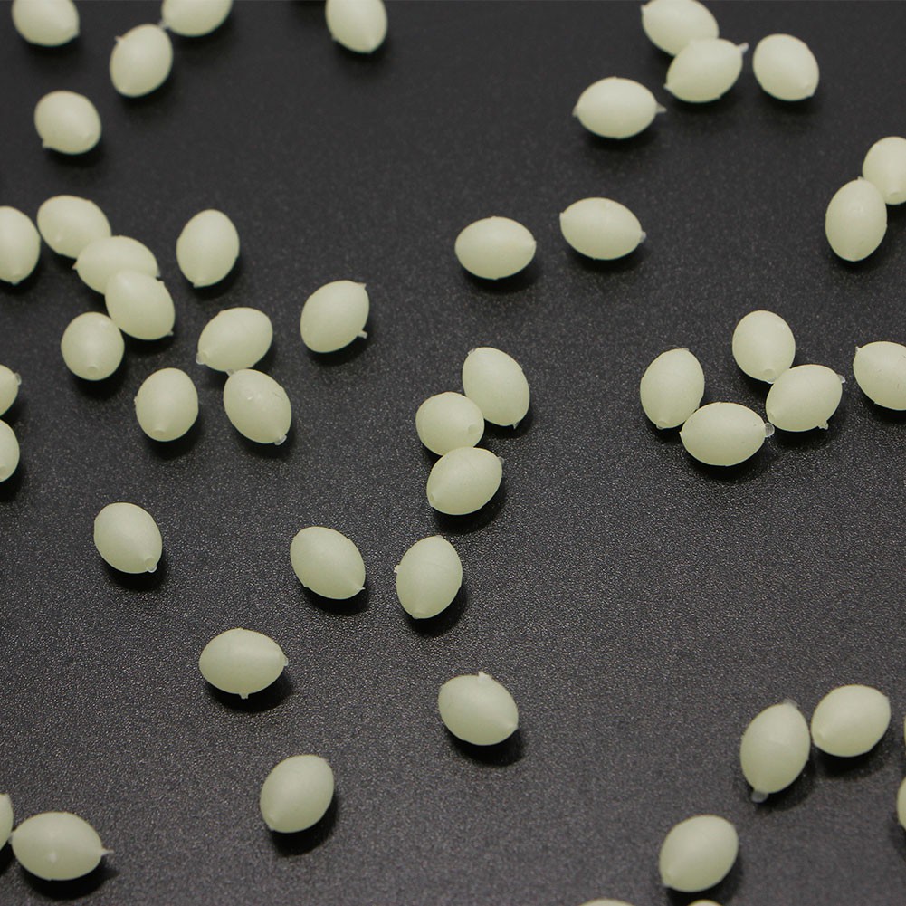 Bộ 100 hạt đá phát sáng trong tối dùng câu cá