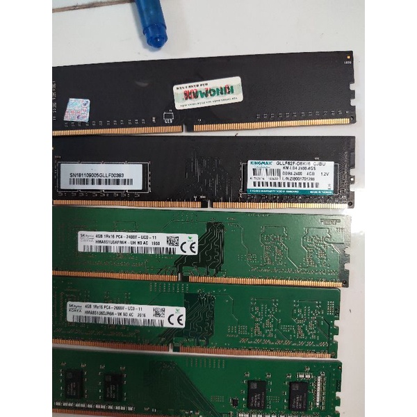 Ram 4g 8g buss 2133, 2400, 2666, 3200