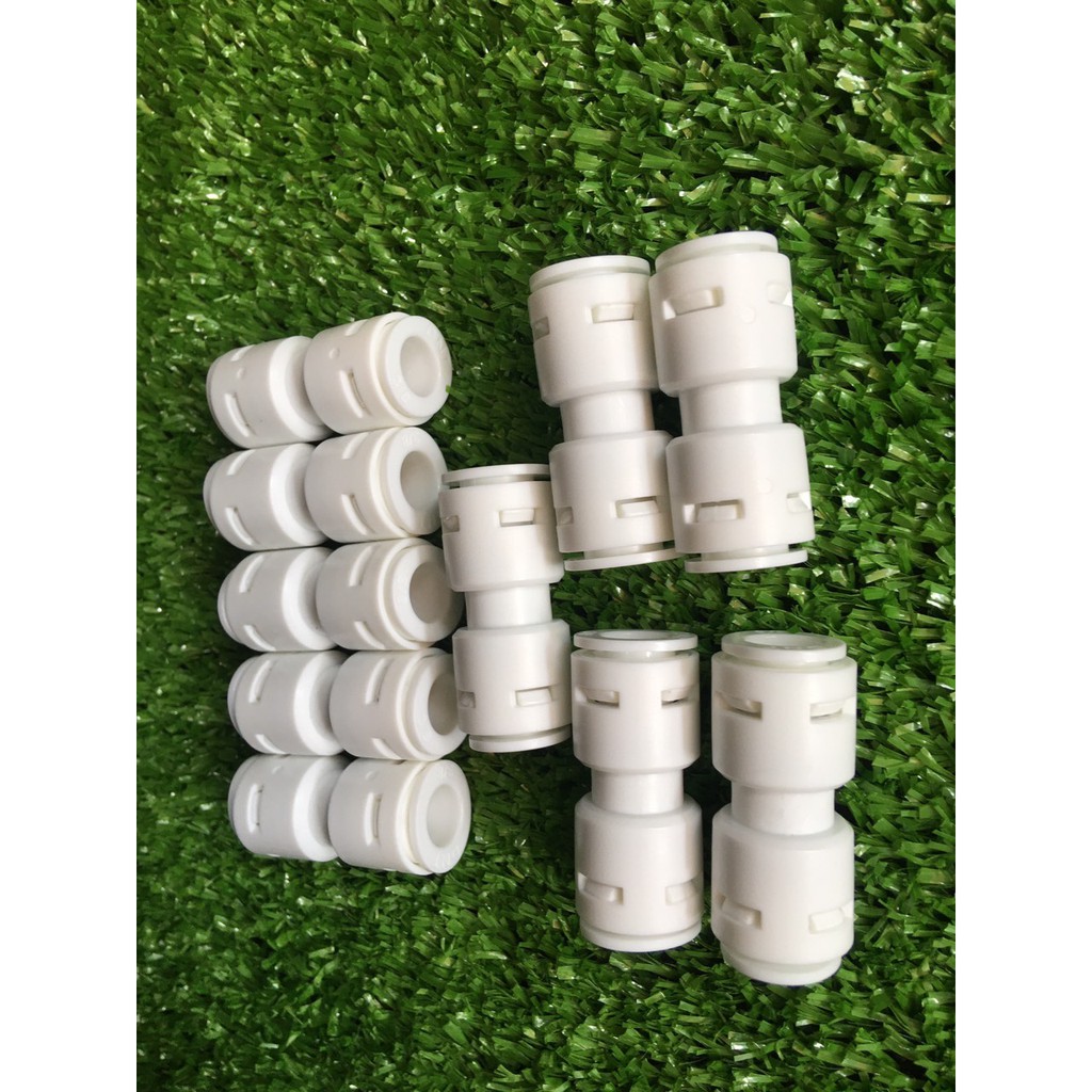 Bộ 10 Cút Nối Thẳng Dây 10mm - (Dùng Cho Máy Lọc Nước, Máy Phun Sương)