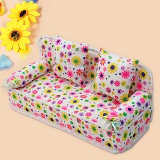 Barbie chính hãng Barbie Phụ kiện Vải Sofa Ghế Đồ chơi Vải Sofa