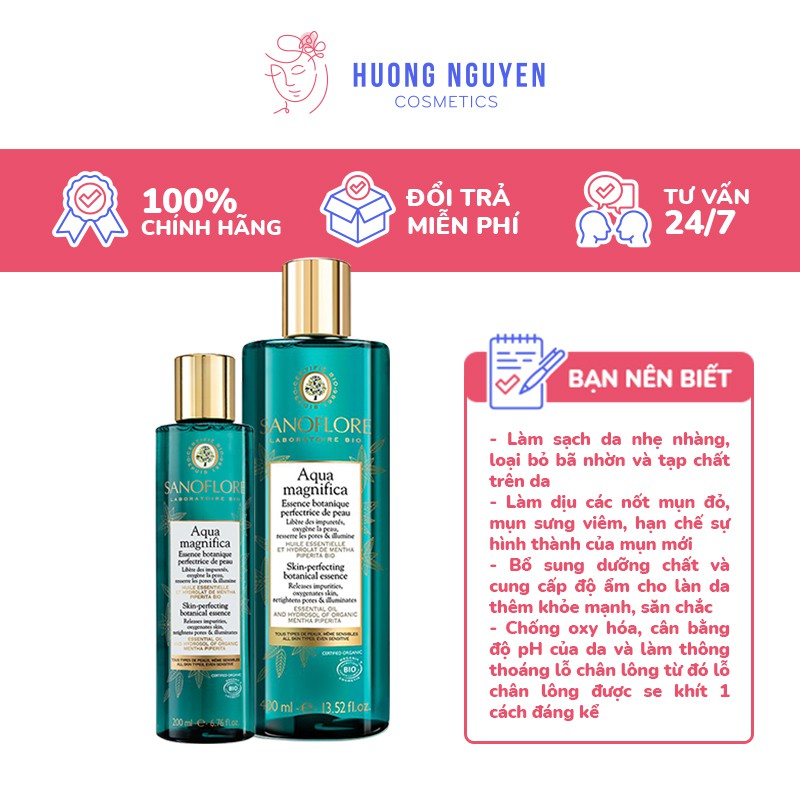 Nước Hoa Hồng Sanoflore Aqua Magnifica