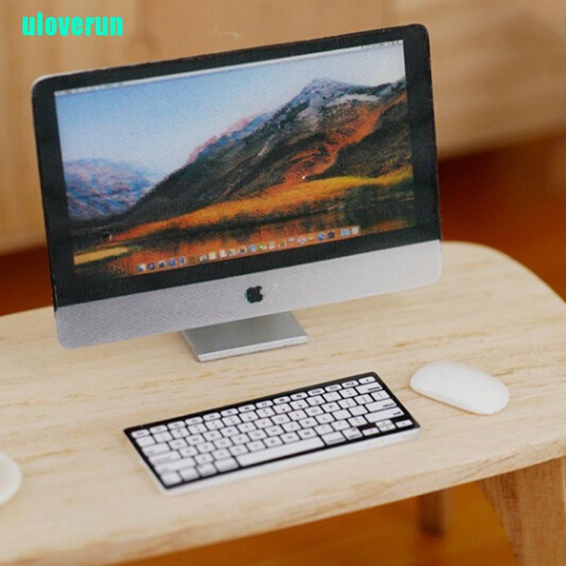 Máy Tính Mini Tỉ Lệ 1 / 12 Ob 11 Trang Trí Nhà Búp Bê