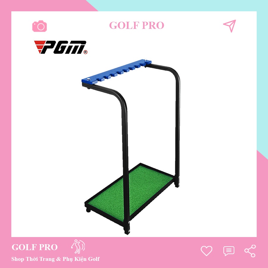 Giá để gậy golf loại khung thép cài được 9 gậy chắc chắn shop GOLF PRO GD001