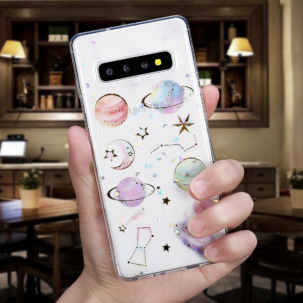 Ốp điện thoại lấp lánh dành cho Samsung Galaxy S8 S9 S10 Plus Note 8 9 10 | BigBuy360 - bigbuy360.vn