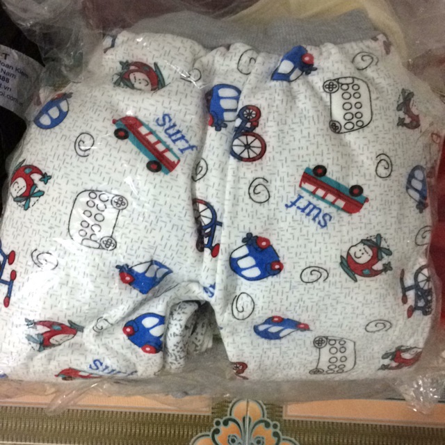 Combo quần nỉ lông bé trai