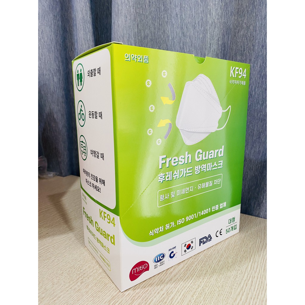 KHẨU TRANG KF94 HÀN QUỐC FRESH GUARD (1 TÚI/1 CHIẾC) | BigBuy360 - bigbuy360.vn