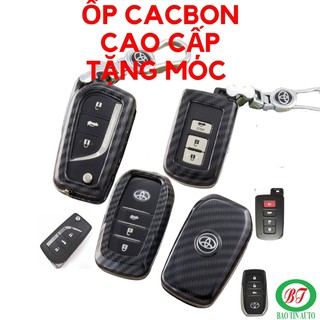 Ốp chìa khoá Toyota ❤ Freeship ❤ Vân cacbon cao cấp