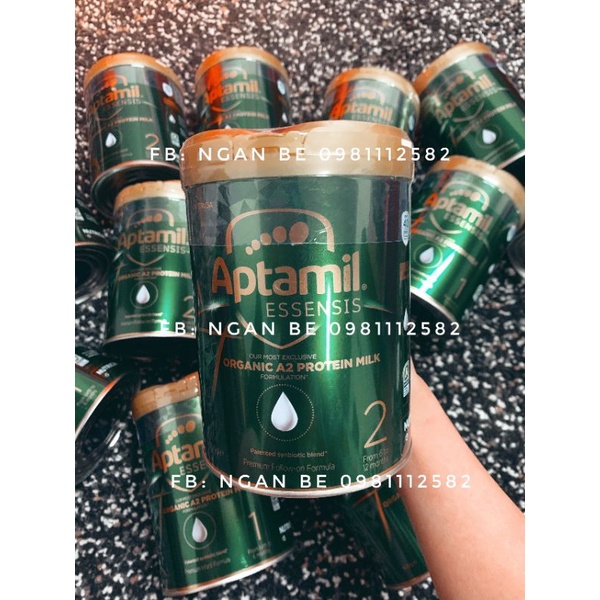 Sữa Aptamil Essensis Organic A2 900g Úc ✈️ đủ số 1,2,3,4. Đủ bill