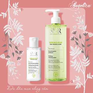 [Chính hãng] NƯỚC TẨY TRANG SVR SEBIACLEAR EAU MICELLAIRE CHO DA DẦU MỤN NHẠY CẢM