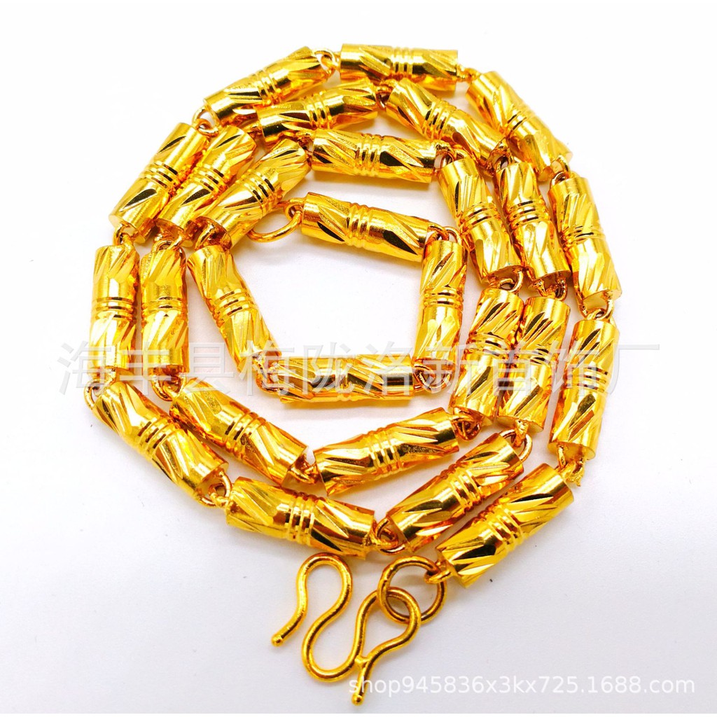 Dây chuyền mạ vàng 24k độc đáo thời trang dành cho nam