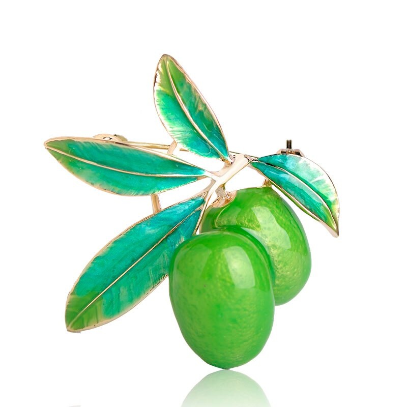 Ghim cài áo hình trái cây thiết kế độc đáo nhiều màu sắc thời trang