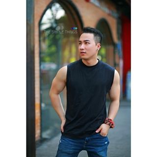 Áo thun nam TankTop mặc nhà cực mát