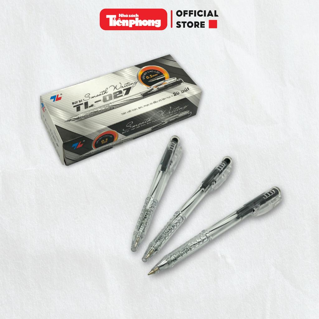 Bút bi Thiên Long chính hãng nhà sách Tiền Phong bút bi gel màu xanh/đen/tím.