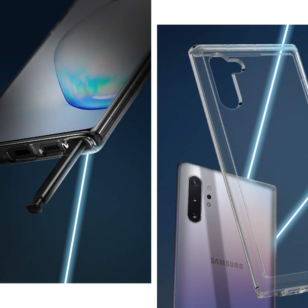 Ốp lưng Note 10 / Note 10 Plus (Note 10+) Spigen Ultra Hybrid (Trong Suốt) - Hàng Chính Hãng.