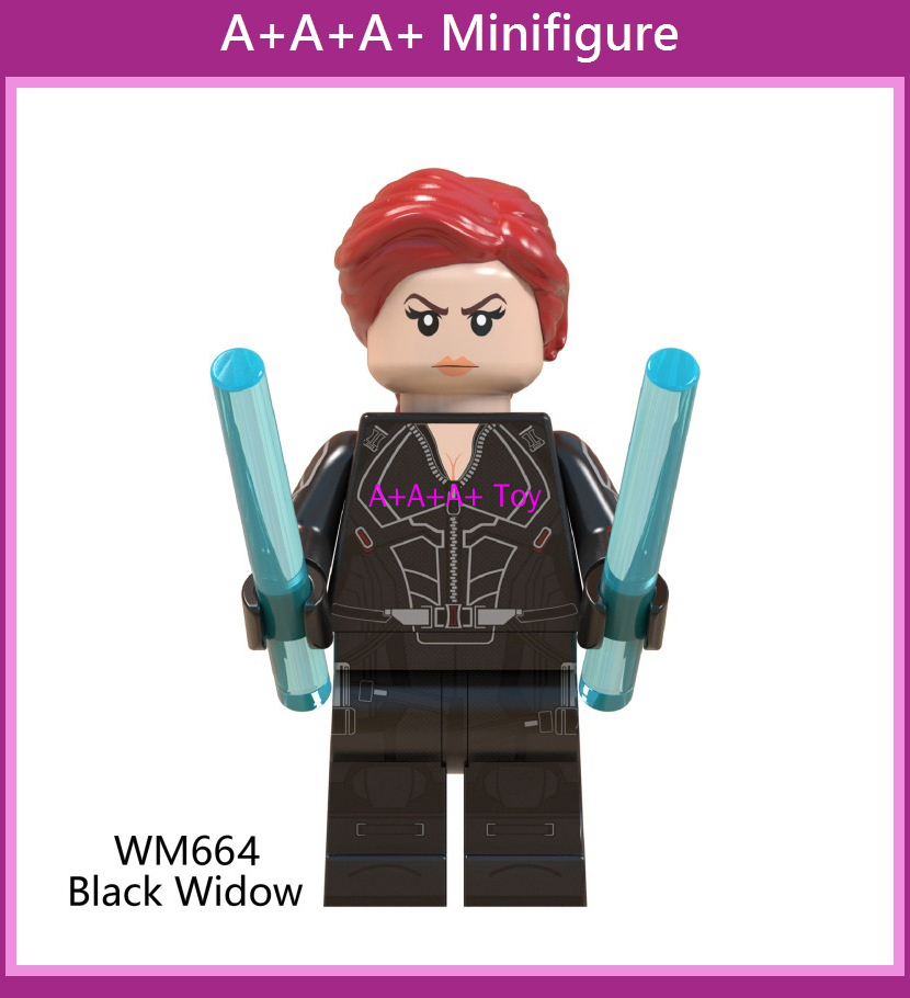 WM6056 Thor Captain Marvel Iron Man War Machine Minifigures Building Blocks Toys