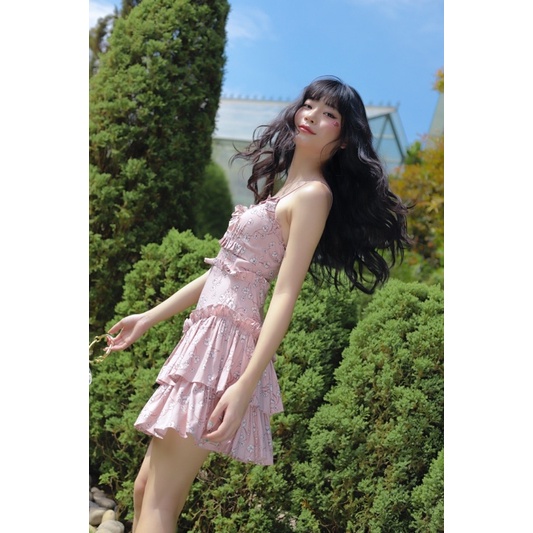 đầm mini hoa bèo -daisy