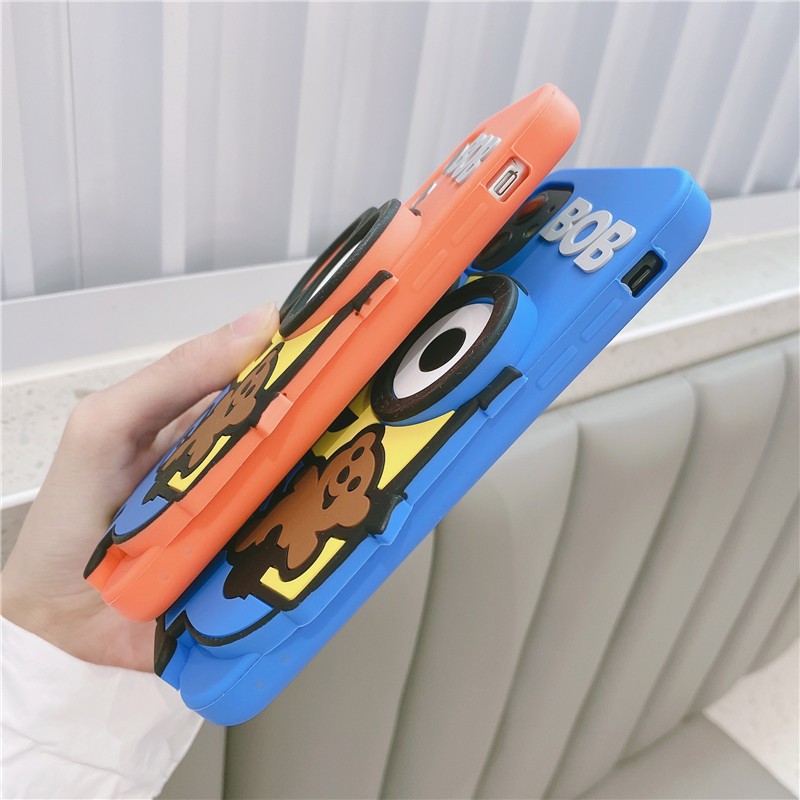 Ốp điện thoại silicon mềm chống rơi in hình minion cho iPhone 11 Pro Max 12 / iPhone X Plus 8 6 11