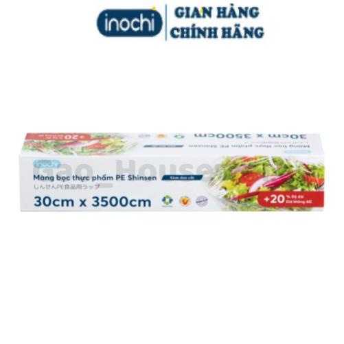 Màng bọc thực phẩm PE Inochi 30 x 35 100 200 400 mét, bọc thức ăn, bọc thực phẩm, thêm 20-35% độ dài, giá không đổi