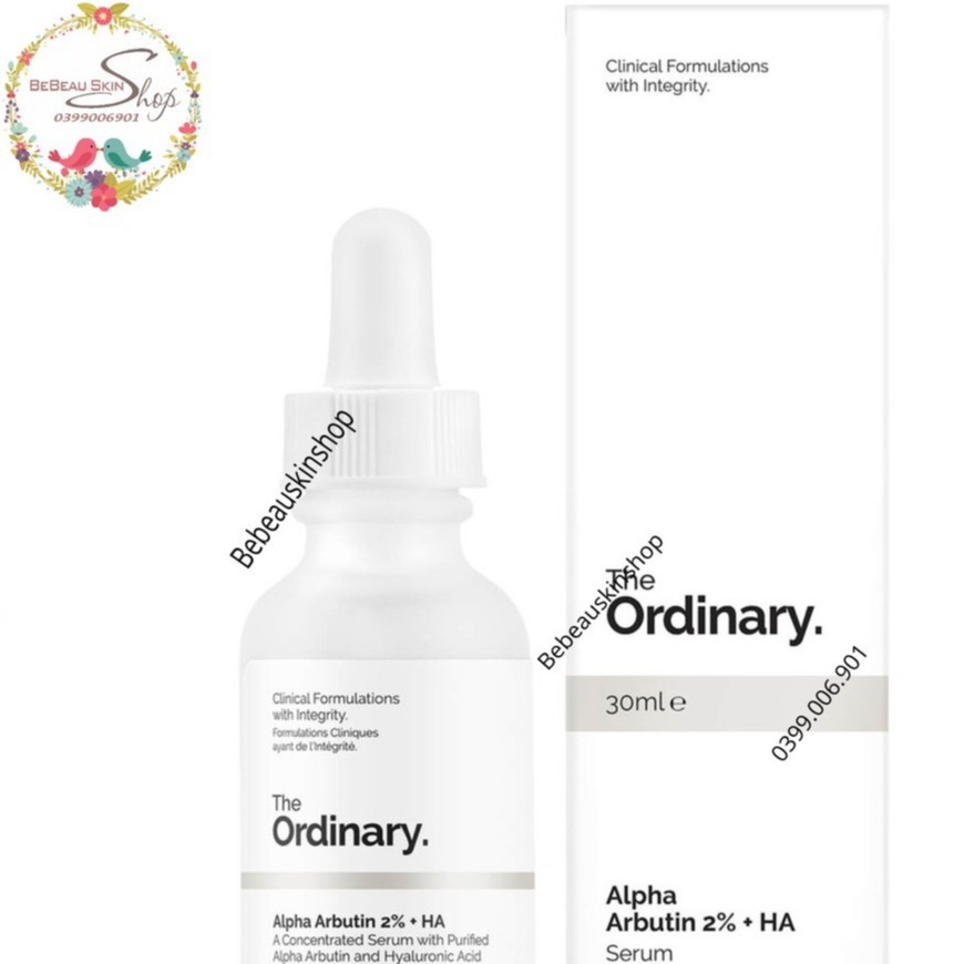 [Chính Hãng] Tinh chất The Ordinary Alpha Arbutin 2% Serum Dưỡng Trắng + HA - Bebeau