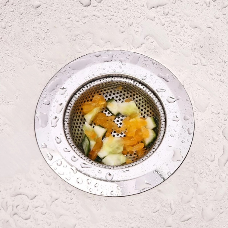 Nắp Chặn Lọc Rác Bằng Thép Không Gỉ Dành Cho Bồn Rửa Chén/Phòng Tắm
