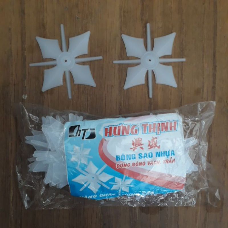 1b nhỏ bông sao nhựa(1b=20c)