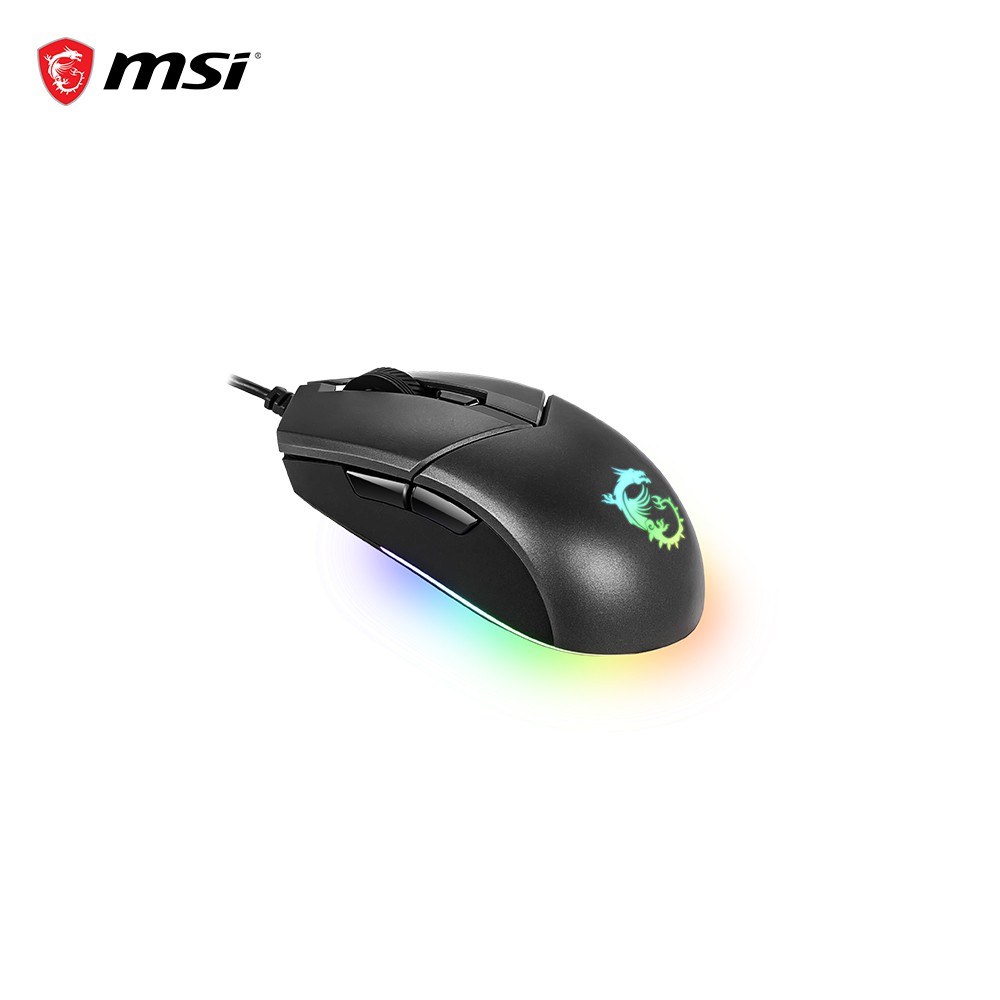 [Mã 2404EL10K giảm 10K đơn 20K] Chuột Gaming MSI Clutch GM11 RGB 5000 DPI Cảm biến quang PMW-3325