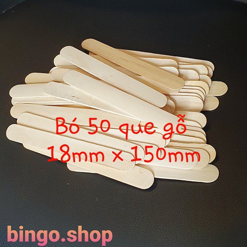 Bó 50 Que Kem Size Lớn Nhất 18mm x 150mm Trang Trí - Handmade