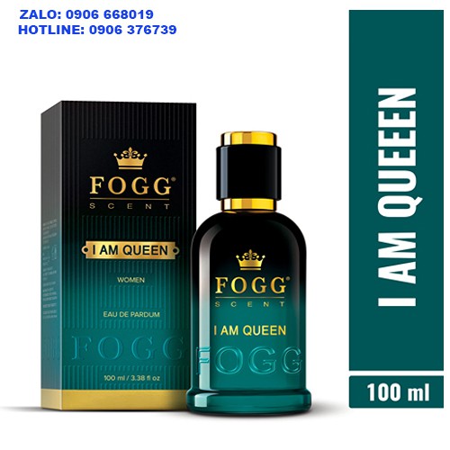 NƯỚC HOA CAO CẤP DÀNH CHO NỮ FOGG - I AM QUEEN 100ML NHẬP KHẨU DUBAI