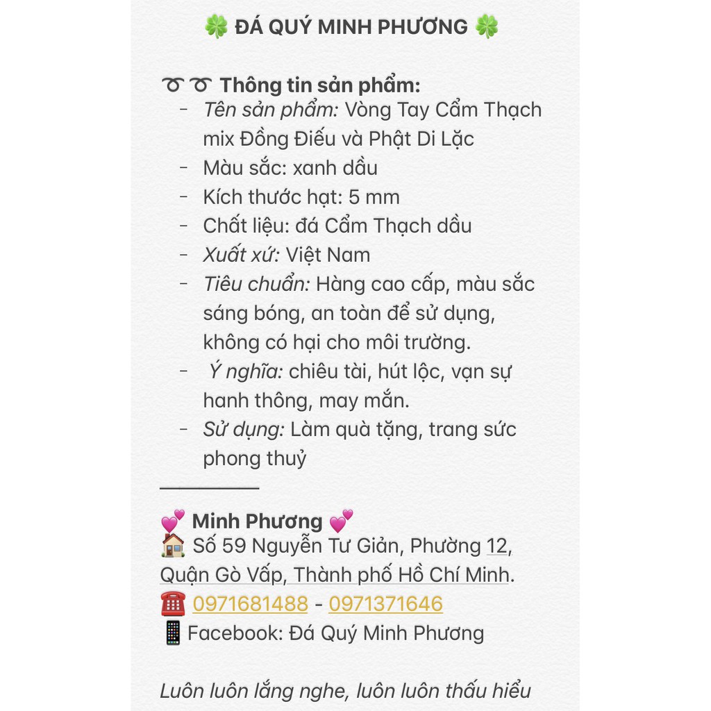 Vòng tay Phong Thủy Jade mix Phật Di Lặc và Đồng Điếu thiên nhiên quấn 3 vòng tay VT150 - Hợp tất cả các mệnh