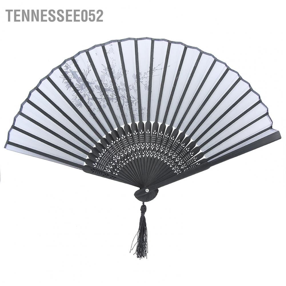 Tennessee052 Folding Bamboo Hand Tassels Fan Summer Hot Day Cooling Tool Prop Gift Decoration