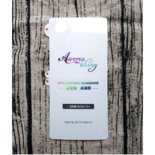 Miếng dán PPF Note 10 Plus chống xước mặt sau