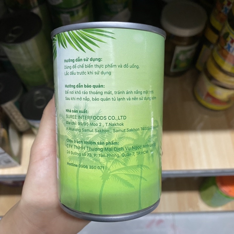 Nước Cốt Dừa Crown Lon 400ml