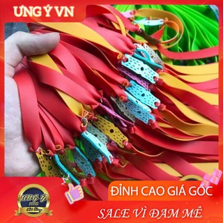 DÂY NÁ CAO SU - DÂY THUN DẸP 2 LỚP DÀY 1MM (màu ngẫu nhiên)