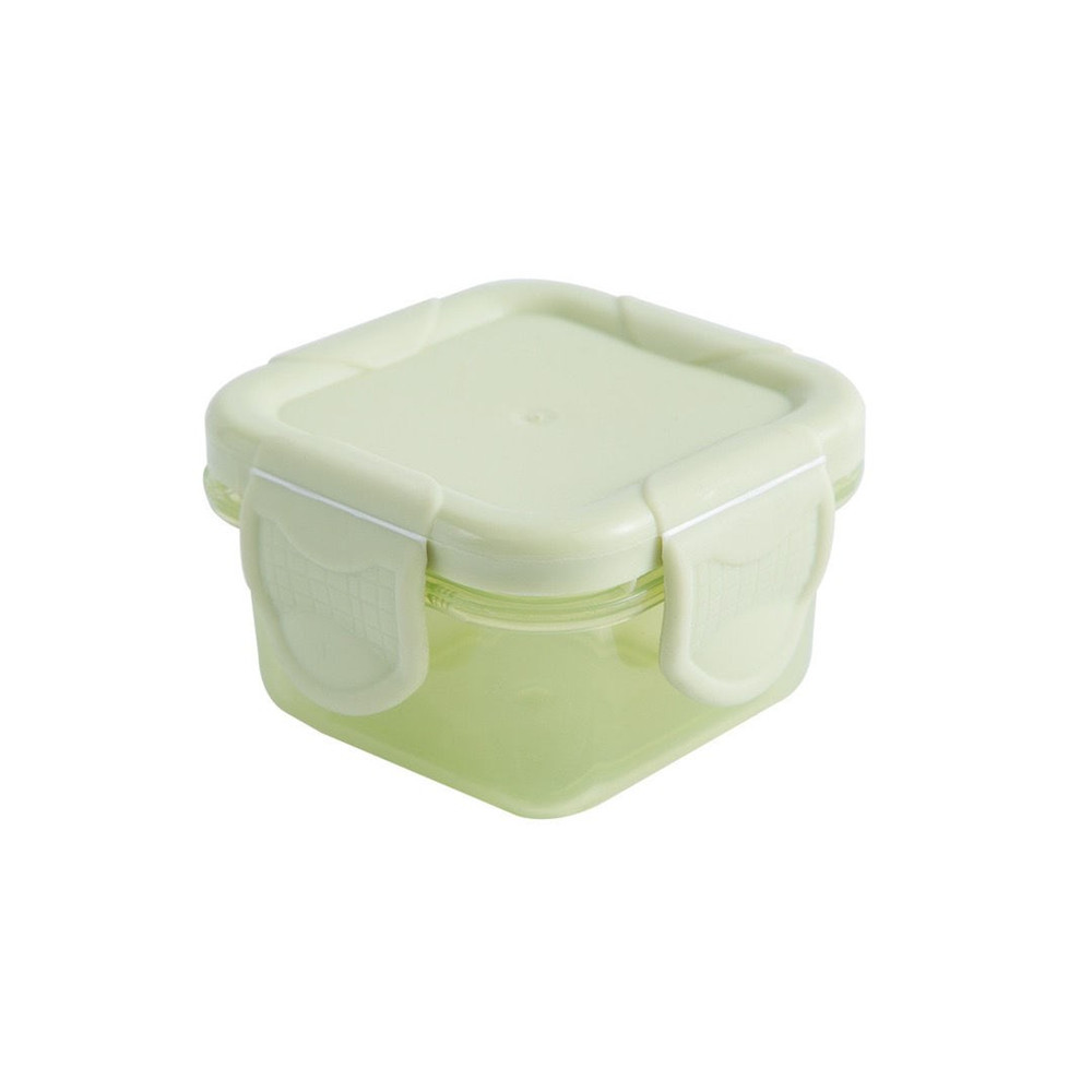 Hộp đựng hình vuông mini dùng được thuốc / thực phẩm và thức ăn 5x5x4cm 60ml