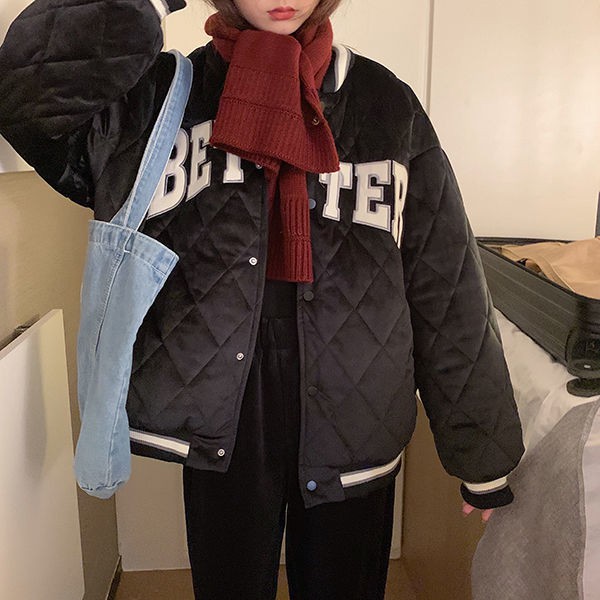 Áo khoác bóng chày thời trang phong cách Hàn Quốc 2020 cho nữ