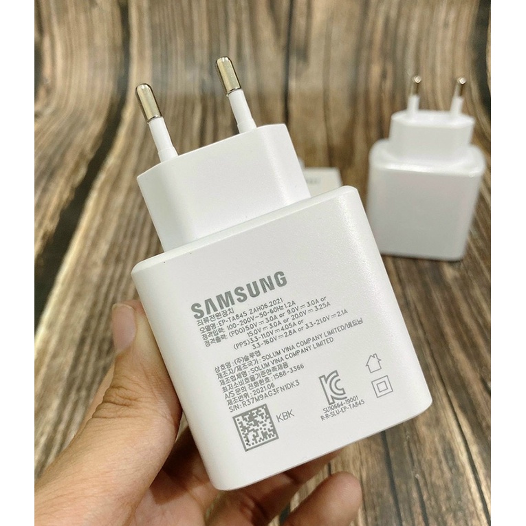 Củ Sạc Nhanh Samsung 45w Sạc Siêu Nhanh Note 10 Plus / S20 Ultra Note10 Plus 5G / Note 20 / Note20 Ultra