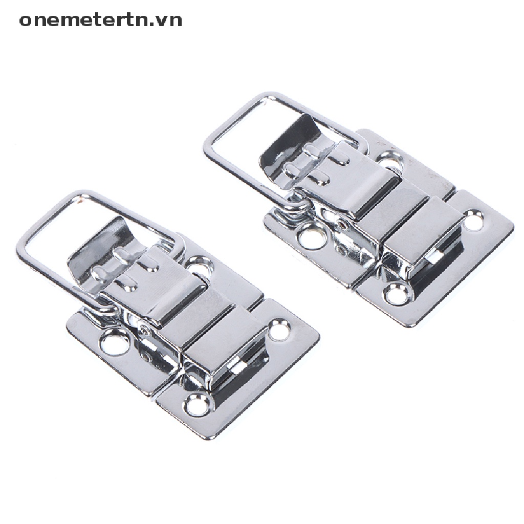 Set 2 Chốt Khóa Bằng Thép Không Gỉ Mạ Chrome Cho Vali