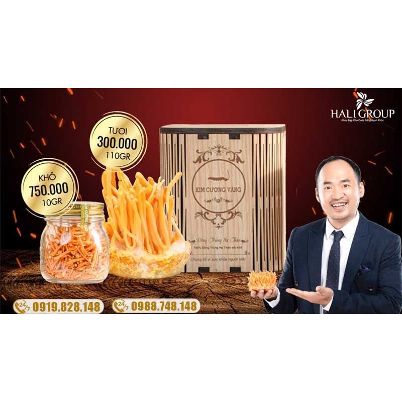 Hộp gỗ đựng đông trùng hạ thảo