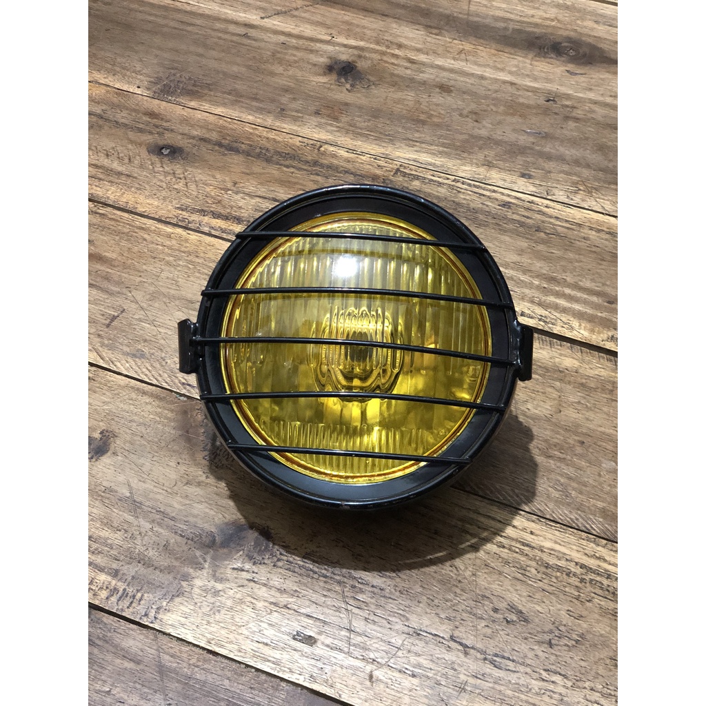 ĐỀN PHA LƯỚI ĐỘ CAFE RACER, TRACKER CLSSIC