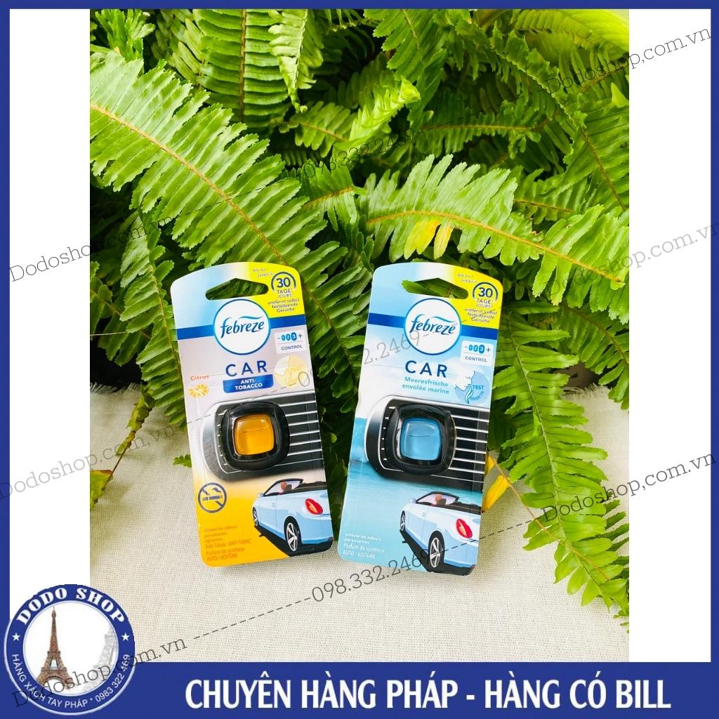 Nước hoa oto febreze của Pháp thơm mát, dễ chịu mang lại cảm giác thoải mái trong xe.