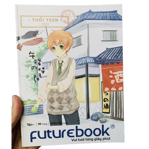 Combo 10 Cuốn Tập/ Vở Học Sinh, Sinh Viên Futurbook 4 Ô Ly 96 Trang, 200 Trang (màu ngẫu nhiên)