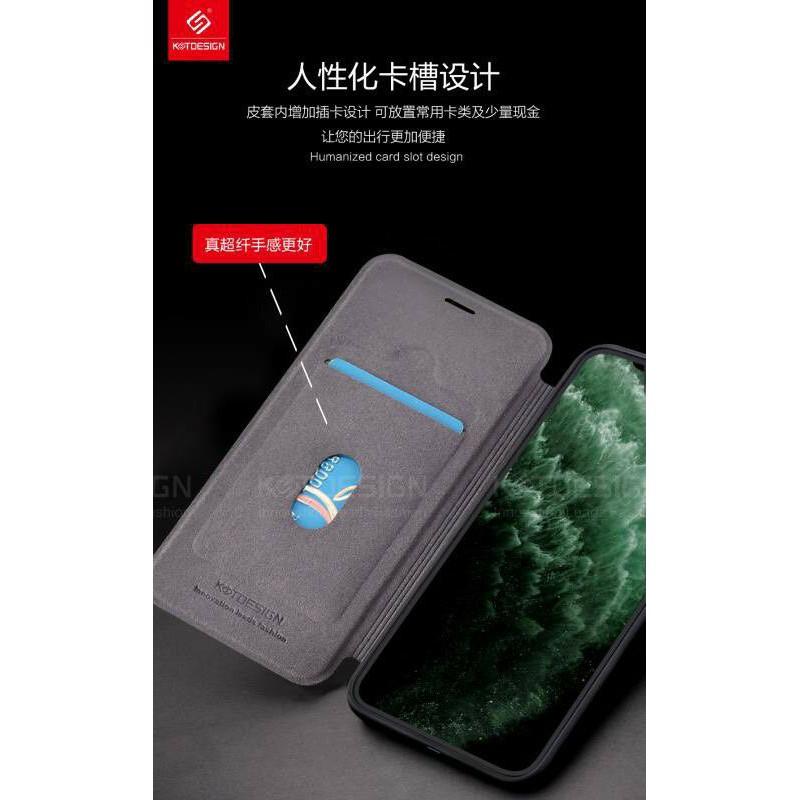 Bao da KST Desing cho iPhone 7 Plus/ 8 Plus/ X/ XS/ XS Max/ 11/ 11 Pro/ 11 Pro Max có ngăn để thẻ chính hãng