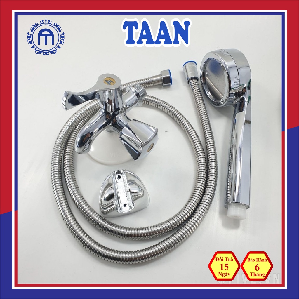 Vòi sen tăng áp bộ vòi hoa sen tắm đứng TAAN BST01