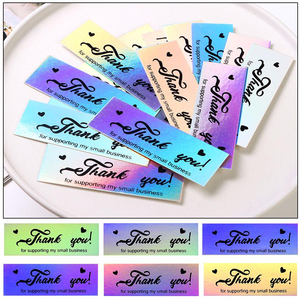 Set 100 Tấm Thiệp Cảm Ơn Có Chữ Thank You Độc Đáo