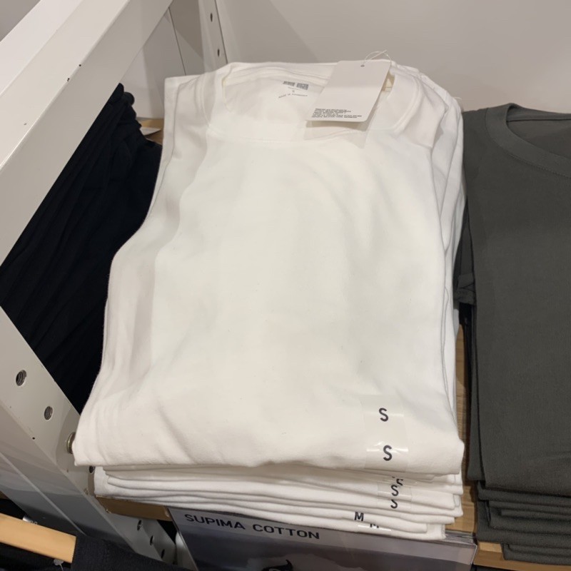 Áo Thun Cotton In Chữ Supima Uniqlo Cá Tính Cho Nam