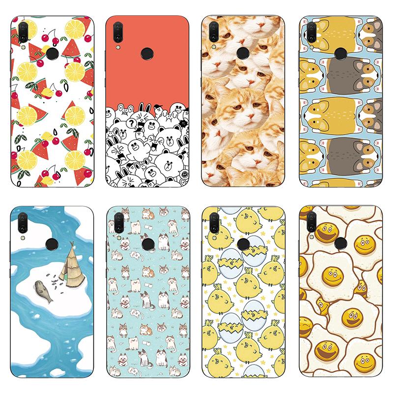 Ốp điện thoại mềm in hình hoạt hình dễ thương cho Huawei Honor Play /10 Lite /Mate10 Lite /Nova 2i
